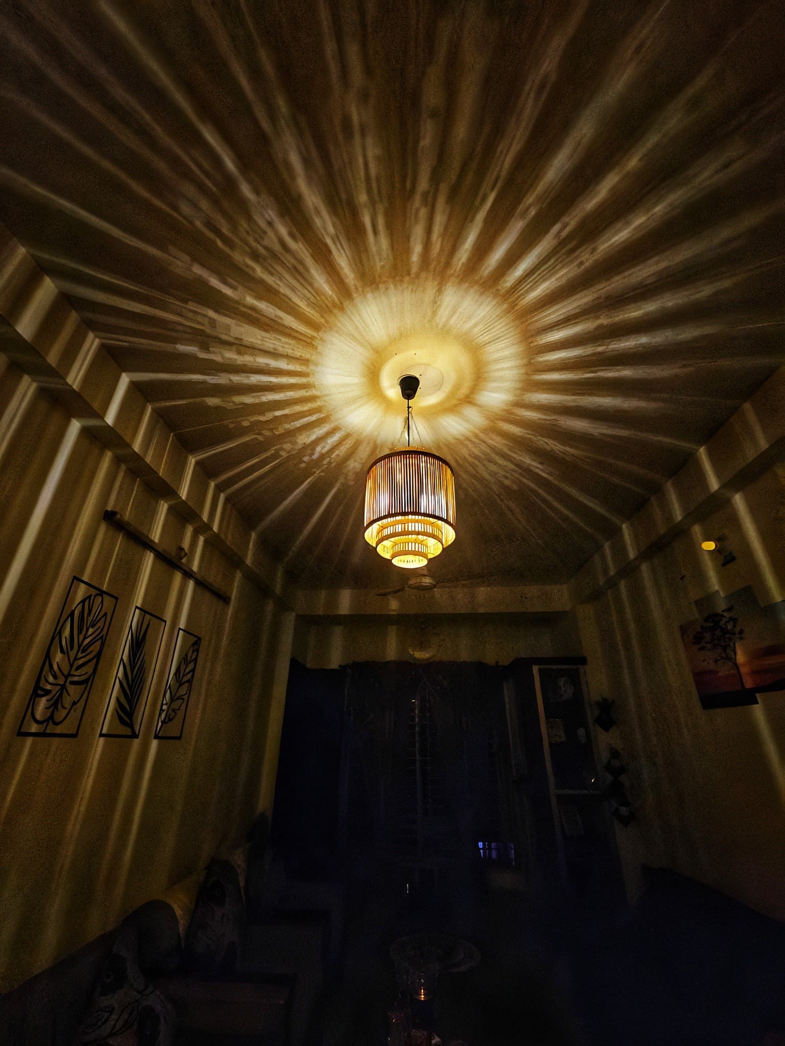 Bambo Chandelier Lamp